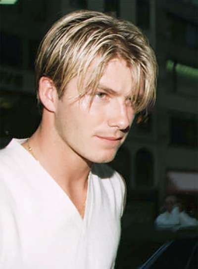 david beckham 90s haircut.